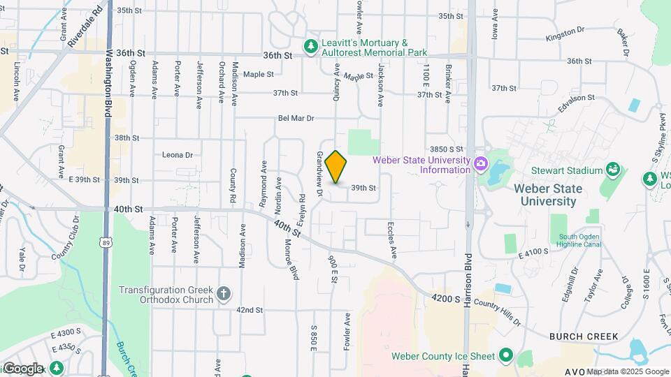 3895 Quincy Ave Map and Location Details