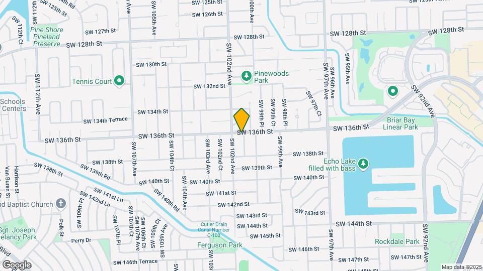 13602 SW 101st Ave Map and Location Details