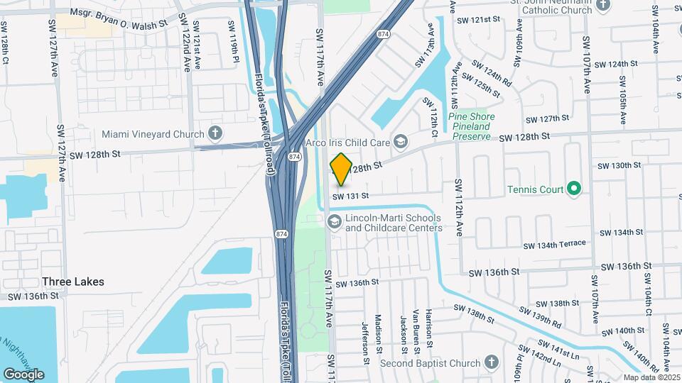 13005 SW 116th Ct Map and Location Details