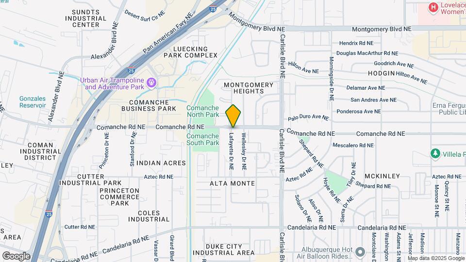 3200-3204 Comanche Rd NE Map and Location Details