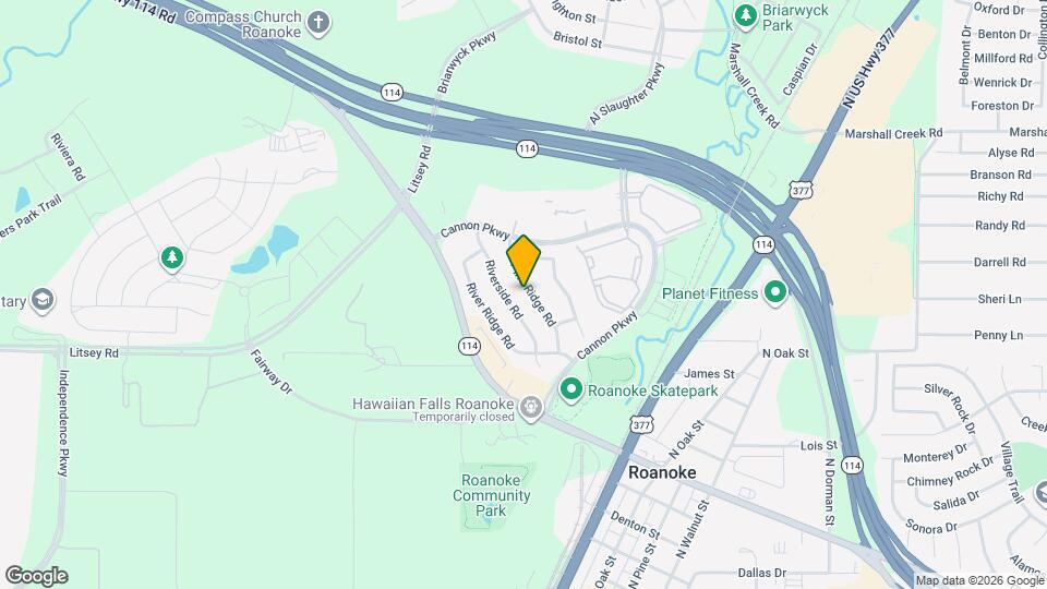 1305 Pine Ridge Rd Map and Location Details