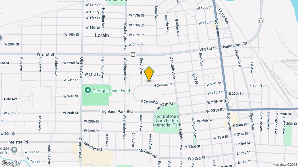 848-854 N Central Dr Map and Location Details