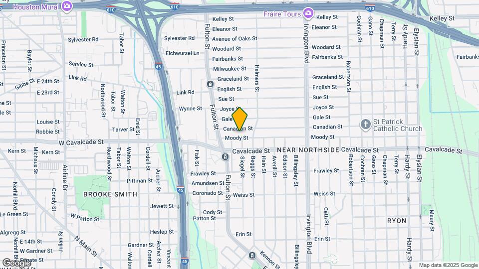 319 Moody St, Unit Half Map and Location Details