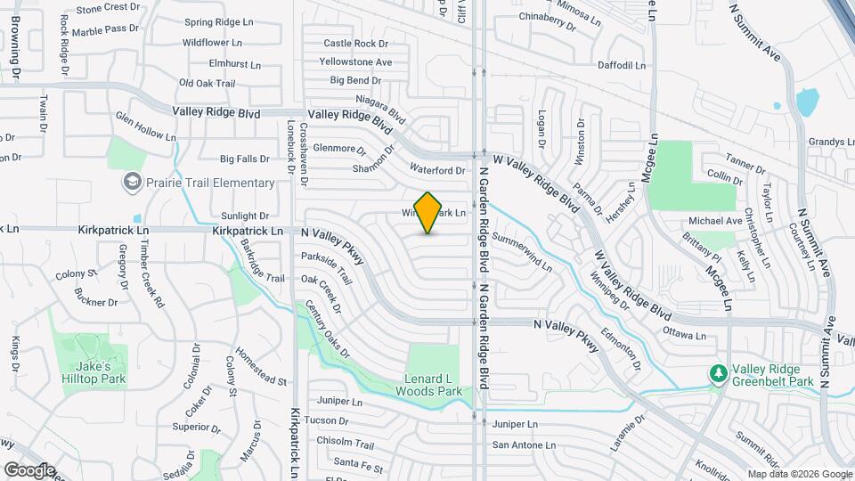 1538 Summerwind Ln Map and Location Details