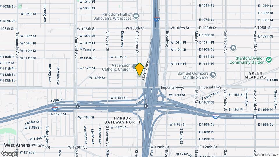11226 S Figueroa St Mapa y Detalles de la Ubicación