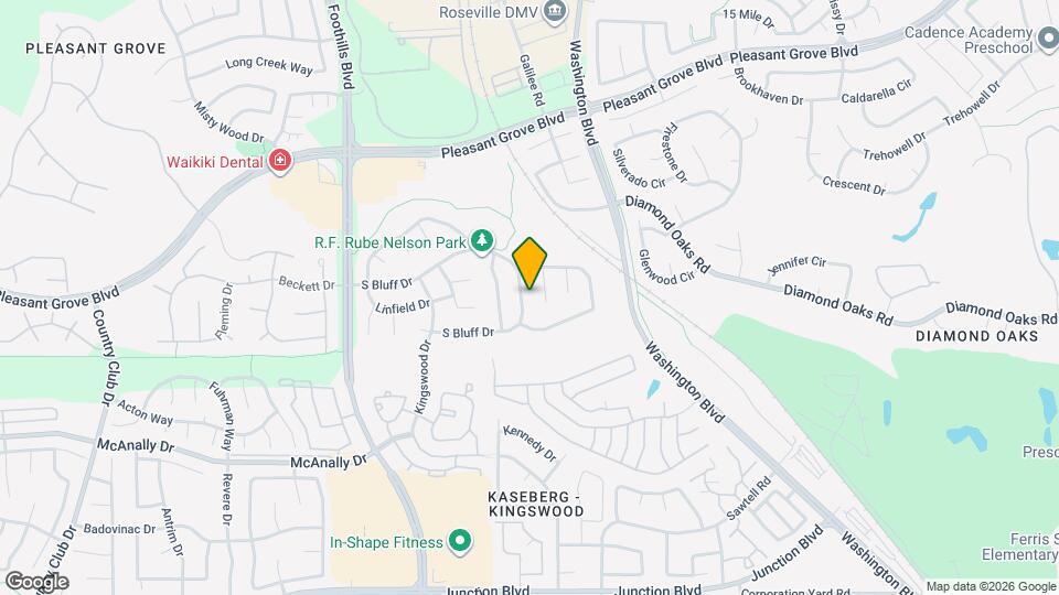 1144 S Bluff Dr Map and Location Details