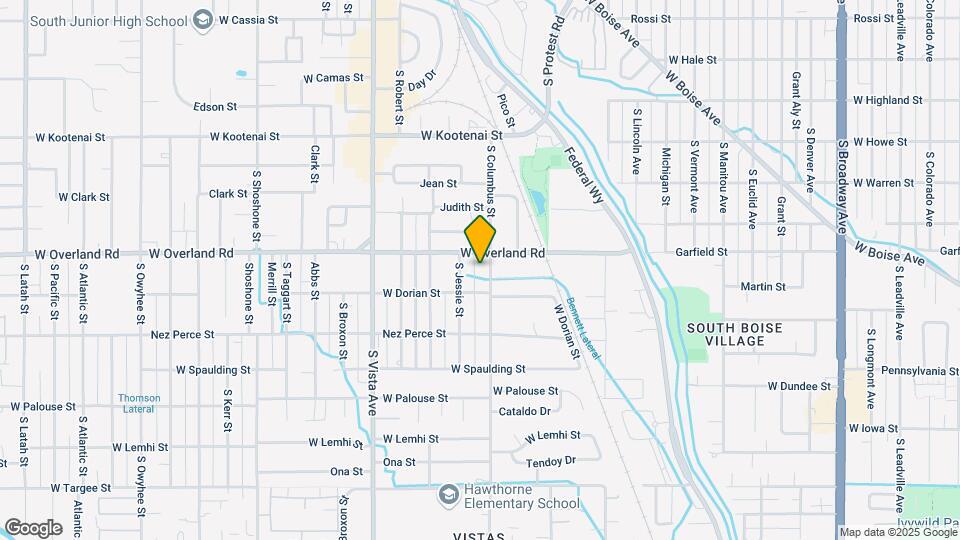 1611 S Columbus St Map and Location Details