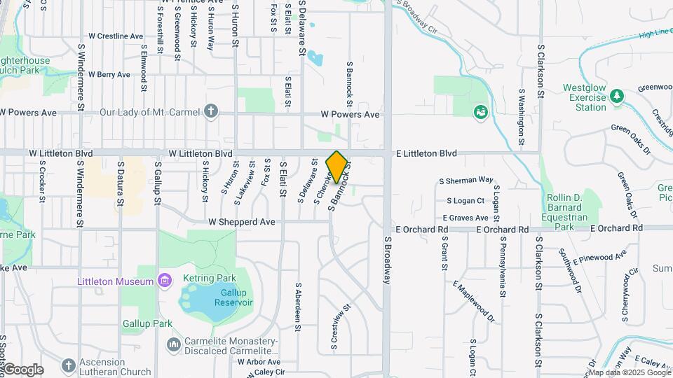 5795 S Bannock St Map and Location Details