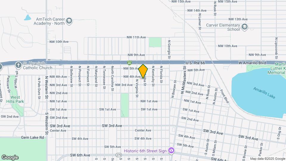 307 N Alabama St Map and Location Details