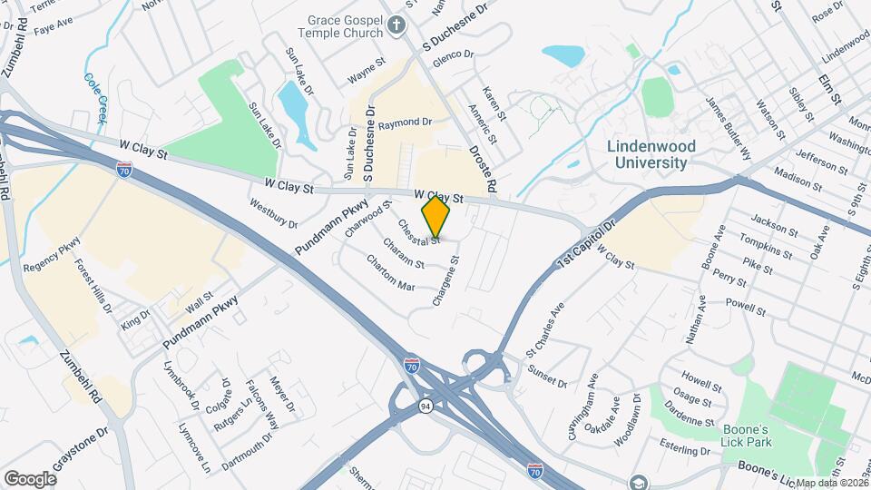 2413 Chesstal St Map and Location Details