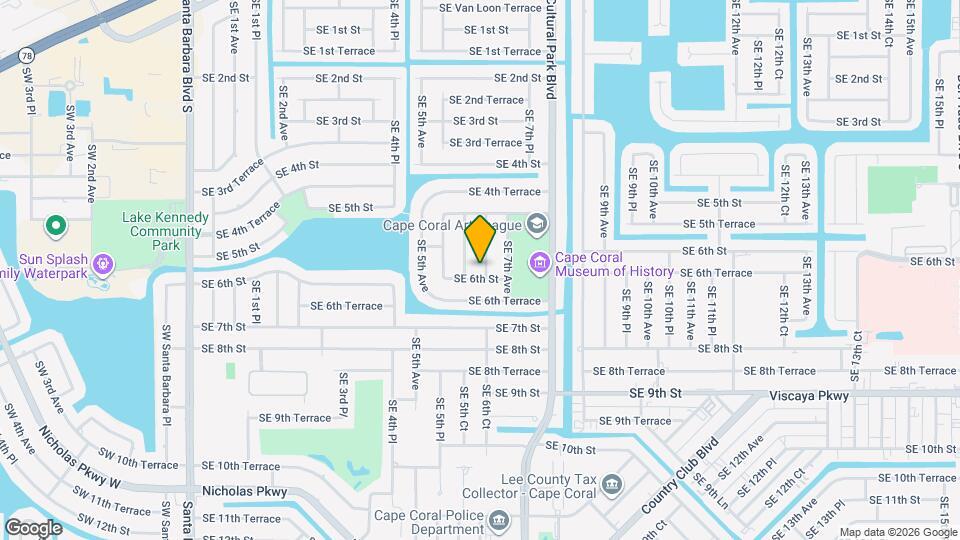 536 SE 6th Pl Map and Location Details