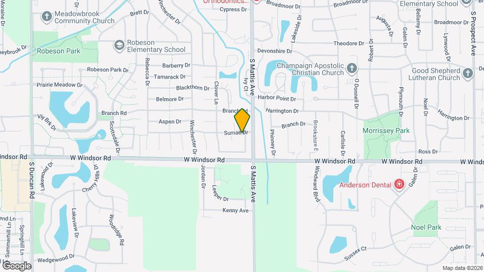 1903 Sumac Dr Map and Location Details