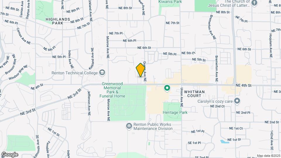 Hi-Land Mobilehome Manor Map and Location Details