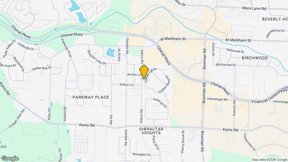 602 Timber Hill Dr Map and Location Details