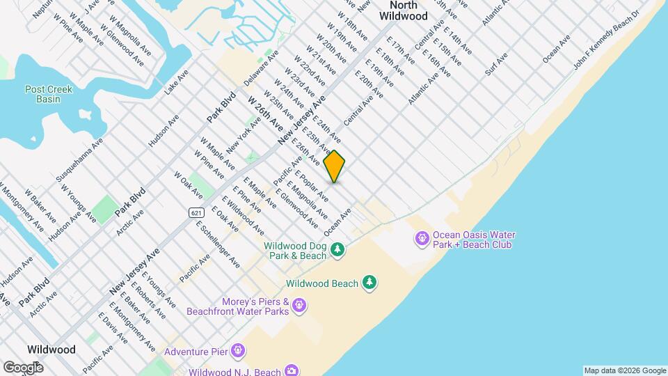 Ocean Sounds Apartments Map and Location Details