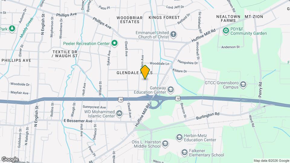 921 Foushee St Map and Location Details