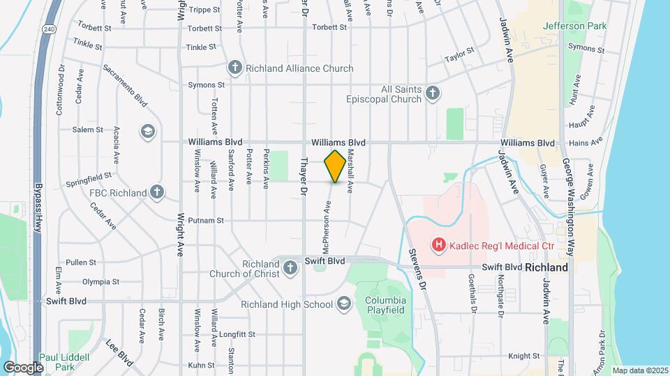 1124-1126 McPherson Ave Map and Location Details