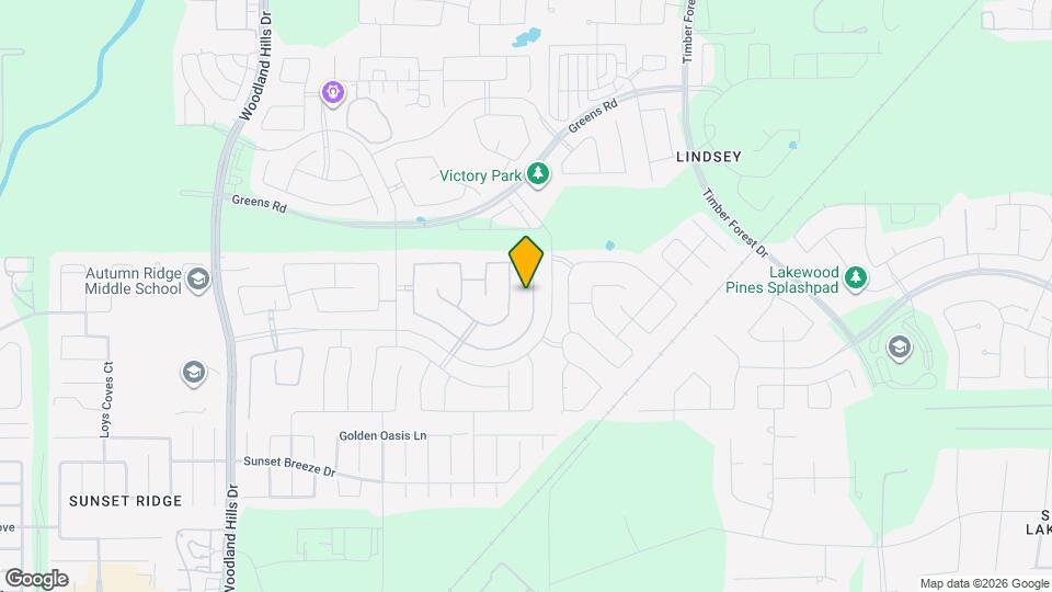 15419 Kirkdell Bend Dr Map and Location Details