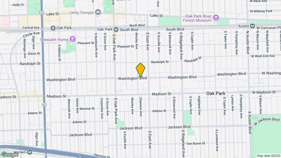 623 Washington Blvd Map and Location Details