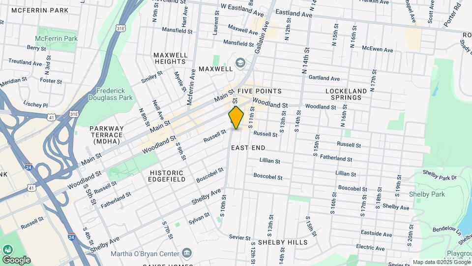 215 S 10th St Map and Location Details