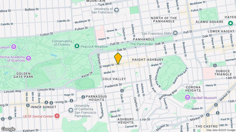 1685-1691 Haight St Map and Location Details