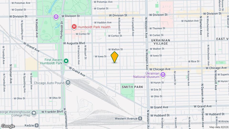 2623 W Rice St, Unit 2 Map and Location Details