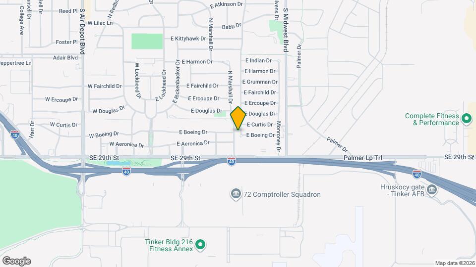 205 N Key Blvd Map and Location Details