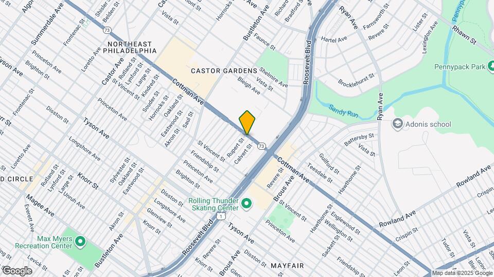 7275 Rupert St Map and Location Details