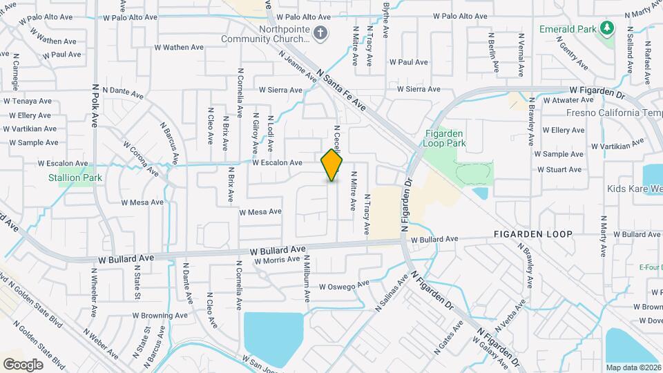 6200 N Stockdale Dr Map and Location Details