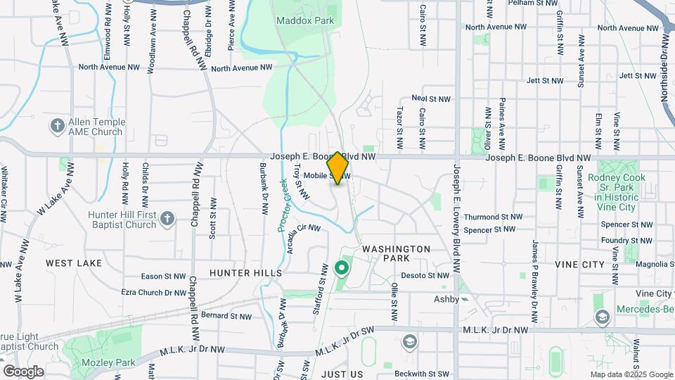 245 Stafford St NW, Unit A Map and Location Details