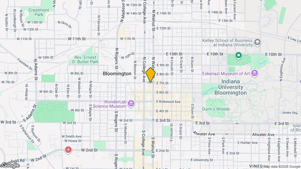 113 W 7th St Map and Location Details