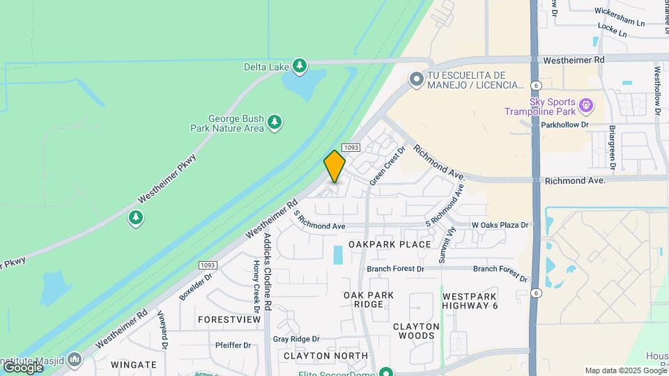 West Oaks Village Senior Mapa y Detalles de la Ubicación
