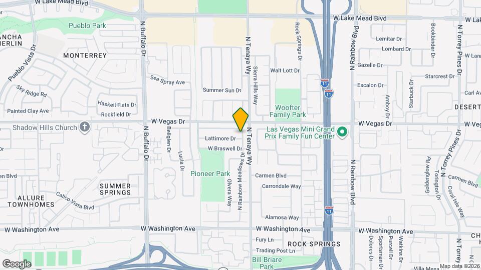7300 Lattimore Dr Map and Location Details
