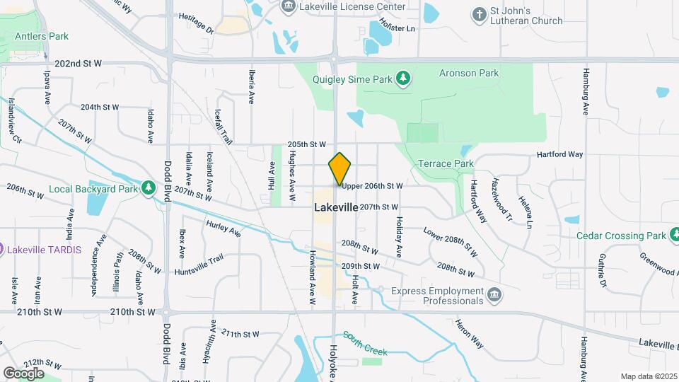 20660 Holyoke Ave Map and Location Details