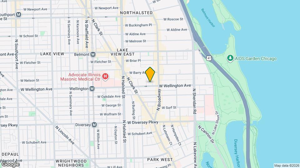 630 W Wellington Ave, Unit K09J Map and Location Details