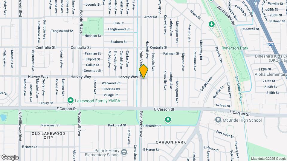 4248 Palo Verde Ave Map and Location Details
