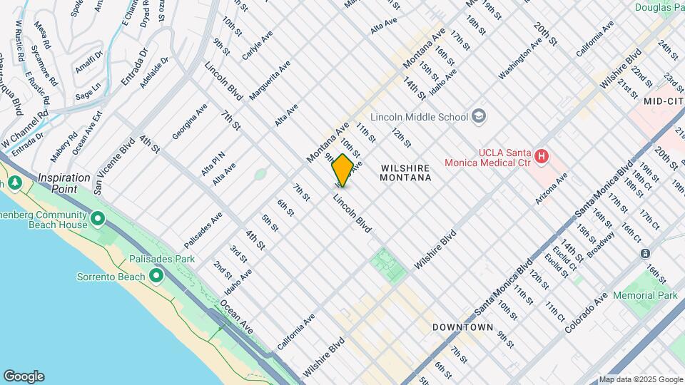 915 Lincoln Blvd Mapa y Detalles de la Ubicación