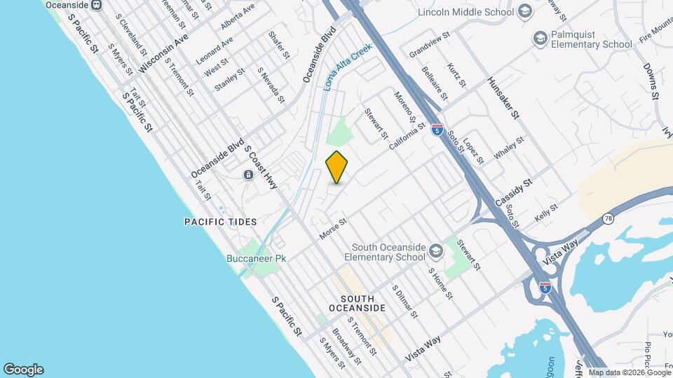 810 California St Map and Location Details