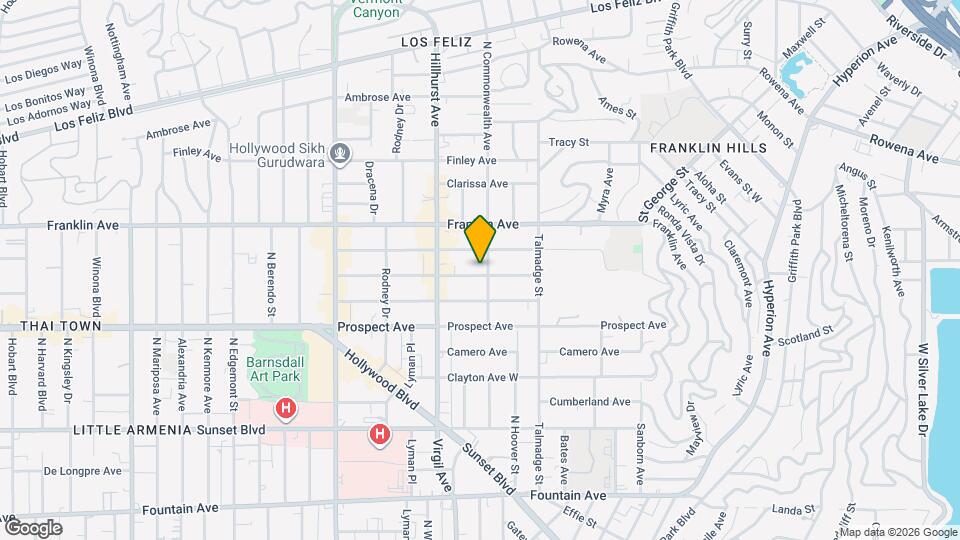 4407 Melbourne Ave Map and Location Details
