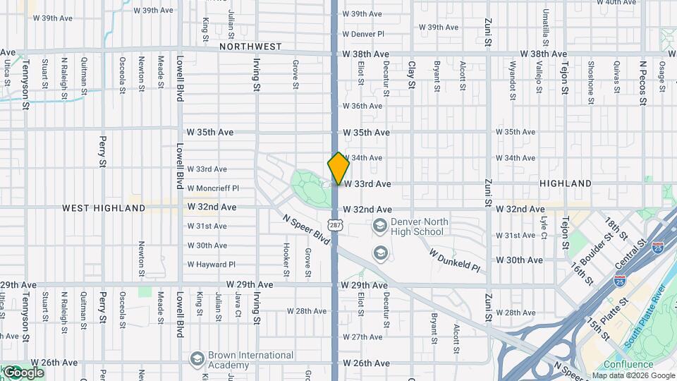 3264 Federal Blvd Map and Location Details