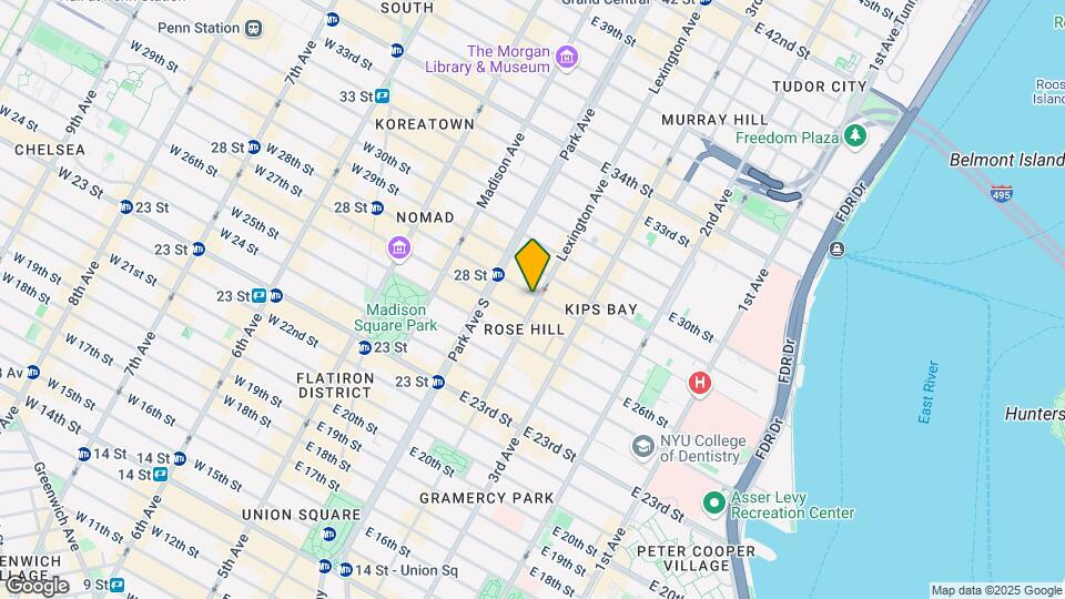 118 Lexington Ave Mapa y Detalles de la Ubicación