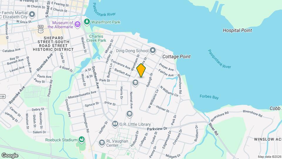 1110 Park St Map and Location Details