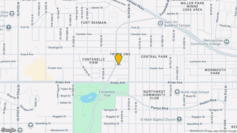 4240 Fowler Ave Map and Location Details