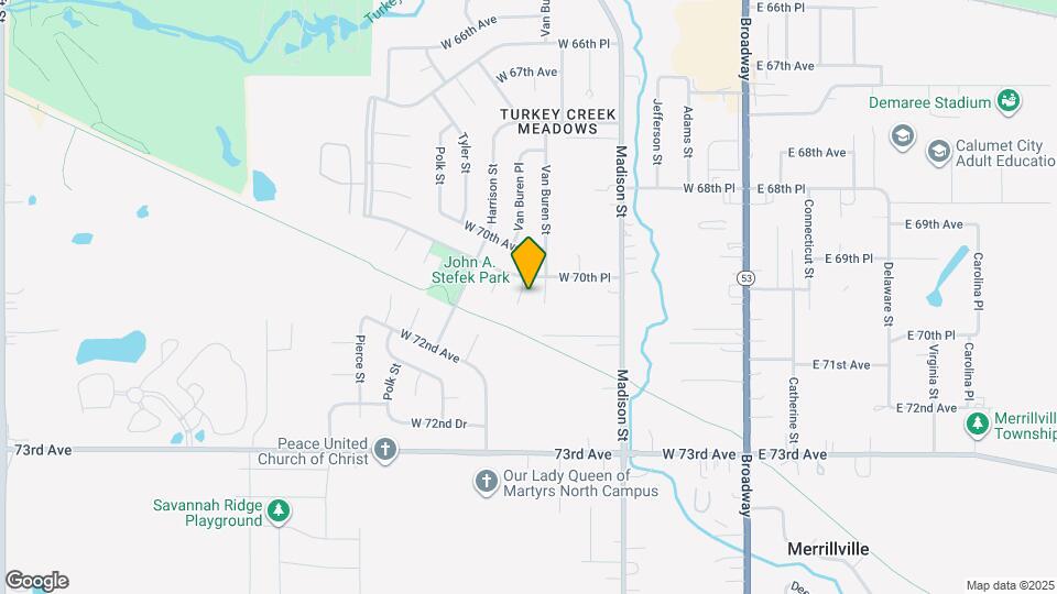 7019 Van Buren Ln Map and Location Details