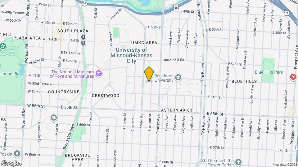 5316 Harrison St Mapa y Detalles de la Ubicación