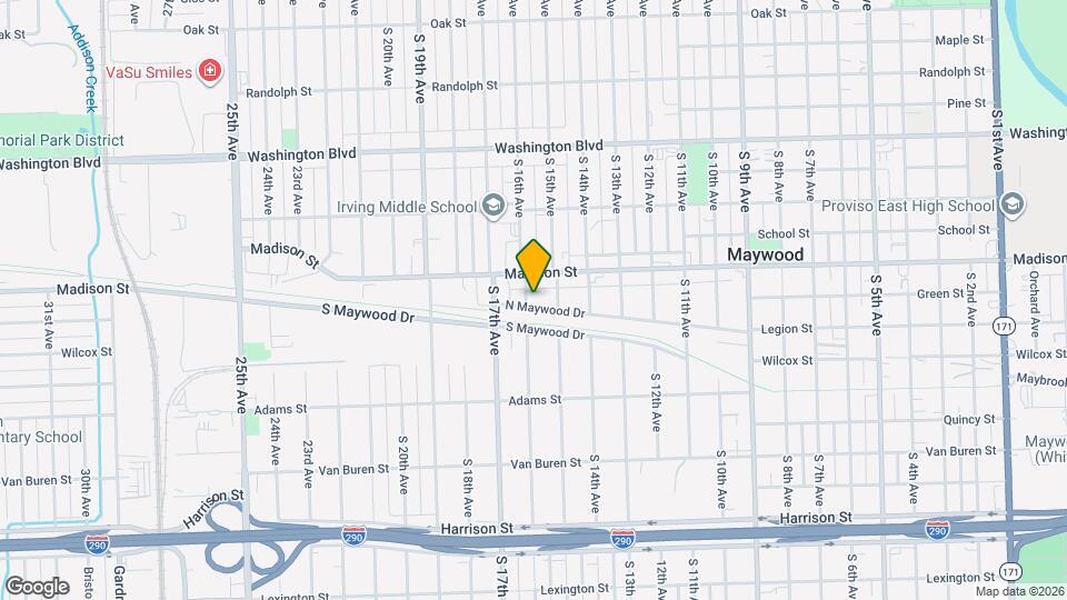 1019 S 16th Ave Map and Location Details