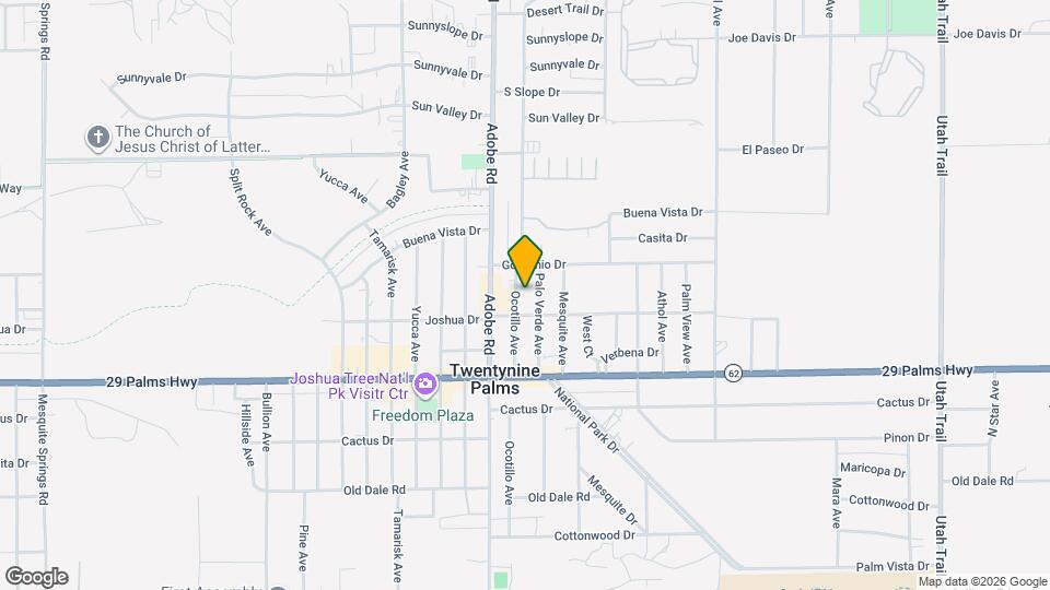 6333 Ocotillo Ave Map and Location Details