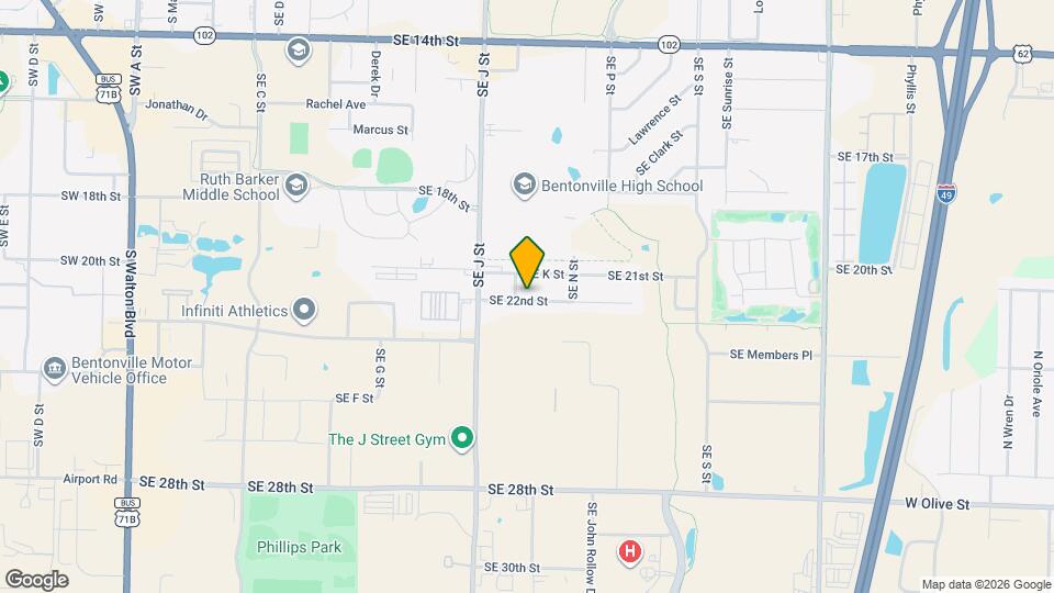 1203 SE 22nd St Map and Location Details