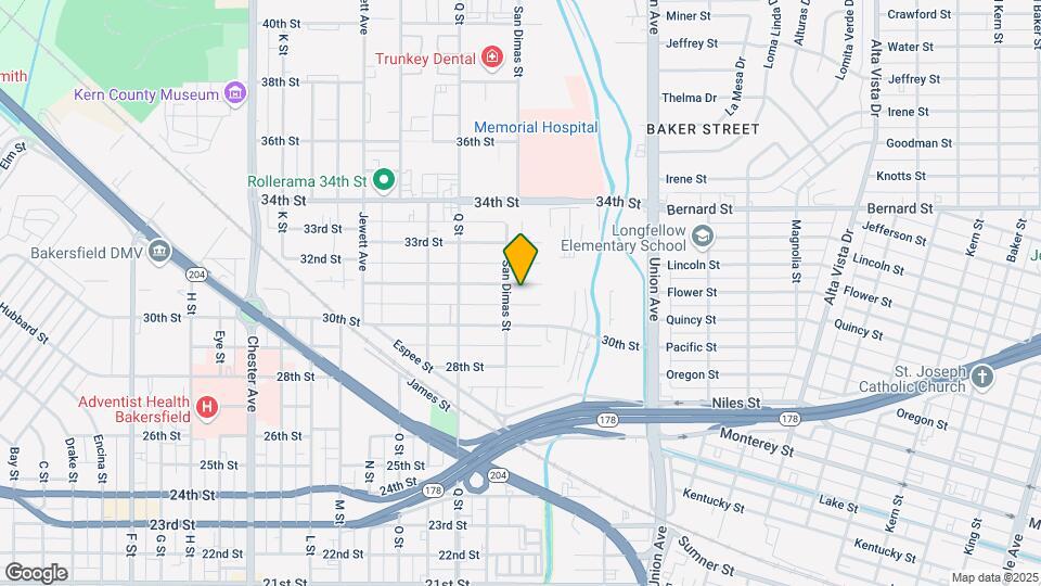 523 31st St Map and Location Details