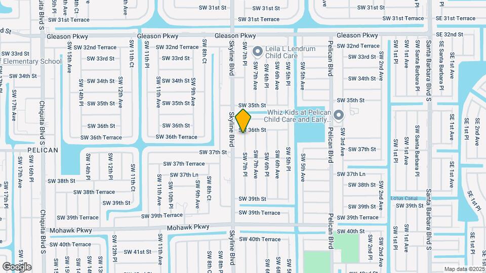 3612 SW 7th Pl Map and Location Details